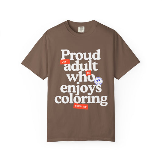 Proud Adult Who Enjoys Coloring
